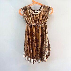 Joyfolie Mia‎ Joy Amoura Dress in Ochre Floral- Size 2